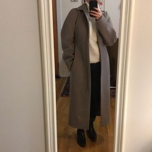 COS Cinched Wide Sleeve Long Jacket